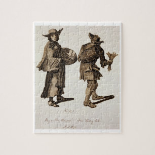 'Buy a new Almanac! Fine writing ink!', illustrati Jigsaw Puzzle