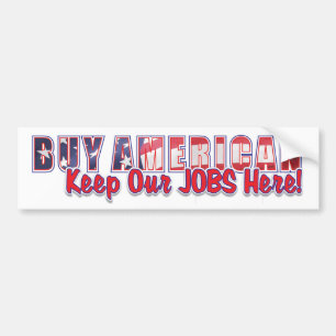buy american 1 bumper sticker