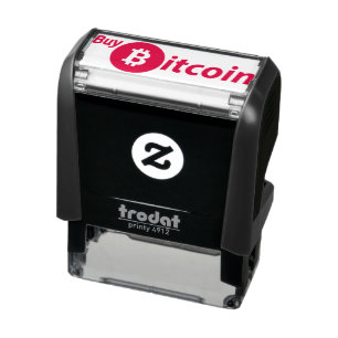 Buy Bitcoin Self Inking Rubber Stamp
