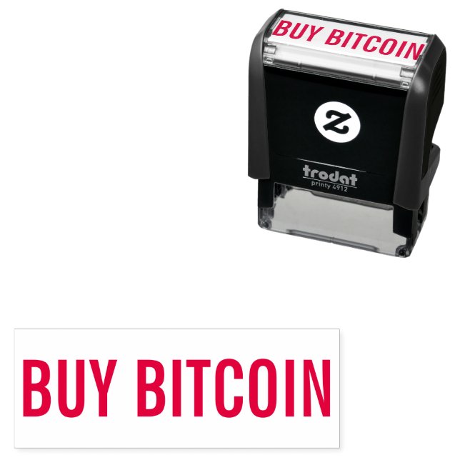 BUY BITCOIN SELF-INKING STAMP (In Situ)