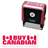 Buy Canadian Canada flag red ink