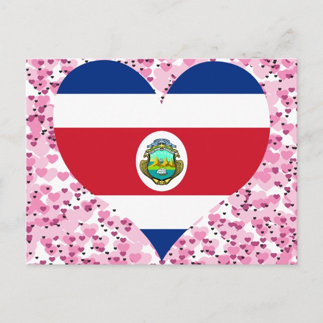 Buy Costa Rica Flag Postcard (Front)