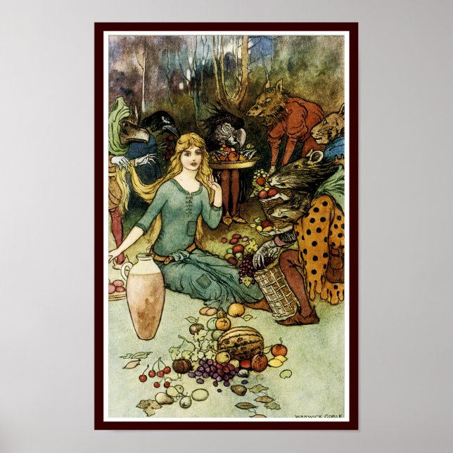 Buy From Us With a Golden Curl Poster (Front)