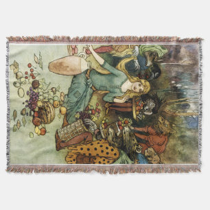 Buy From Us With a Golden Curl Throw Blanket