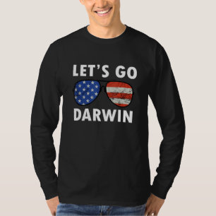 Buy Funny Sarcastic Let's Go Darwin Men And Women T-Shirt