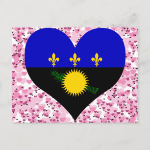 Buy Guadeloupe Flag Postcard