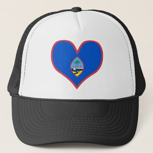 Buy Guam Flag Trucker Hat (Front)