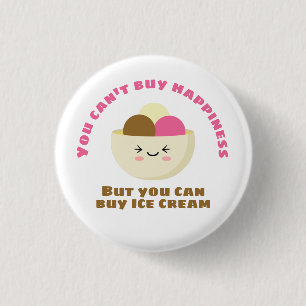 Buy Ice Cream 1 Inch Round Button