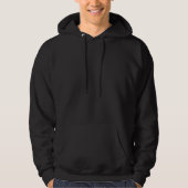 Buy Me A Coffee QR Code On Back Funny Free Drink Hoodie (Front)