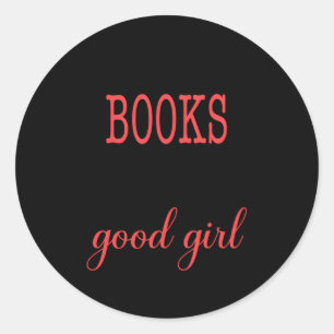 Buy Me Books Call Me A Book Classic Round Sticker
