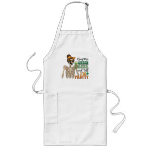 Buy Me Green Beer - Skeleton   St. Patrick's Day Long Apron