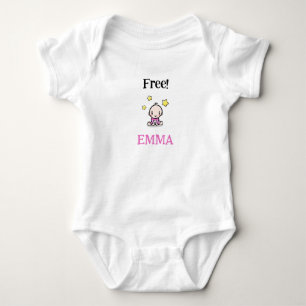 Buy One, Get One, Free, Personalized Triplets Baby Bodysuit