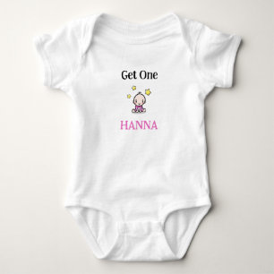 Buy One, Get One, Free, Personalized Triplets Baby Bodysuit