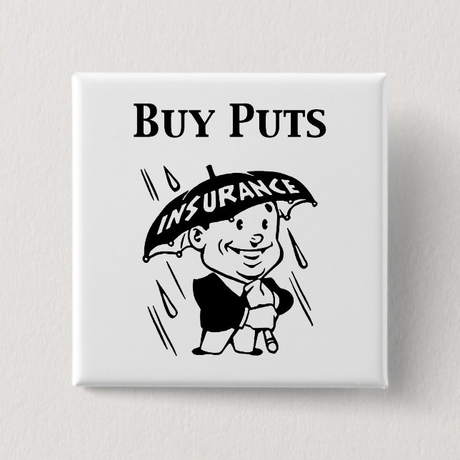 Buy Puts 2 Inch Square Button (Front)
