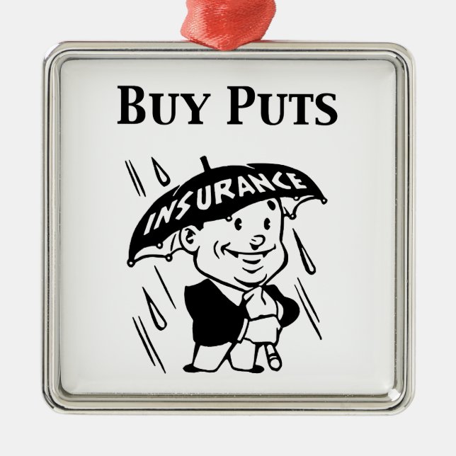 Buy Puts Metal Ornament (Front)