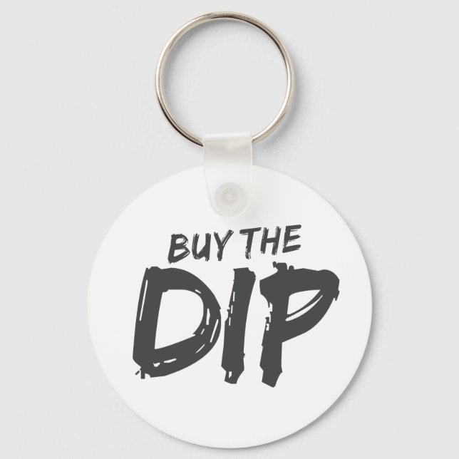 Buy the Dip Black Print Keychain (Front)