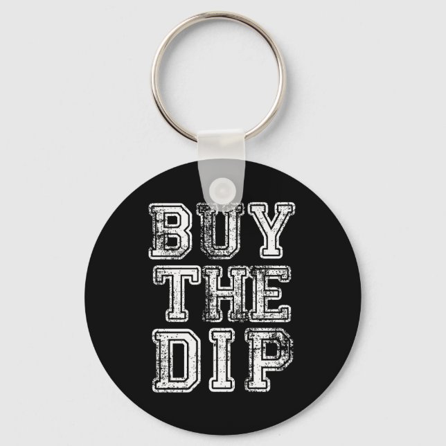 Buy the Dip White Print Keychain (Front)
