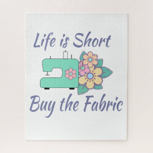 Buy the Fabric, sewing, quilting, crafts Jigsaw Puzzle