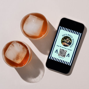 Buy The Groom A Drink Photo Qr Code Bachelor Party Card