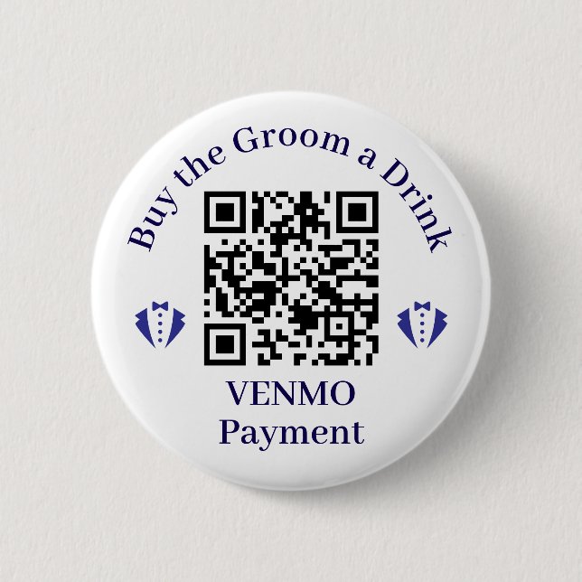 Buy the Groom a Drink Simple 2 Inch Round Button (Front)