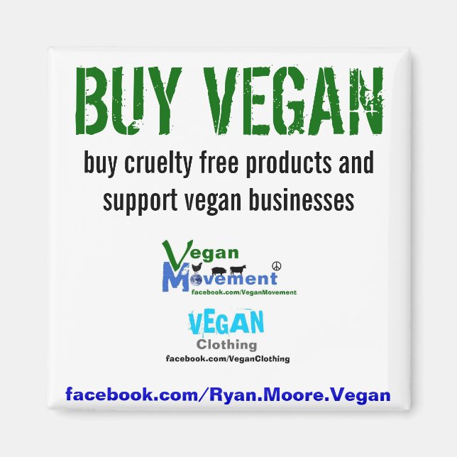 BUY VEGAN MAGNET (Front)