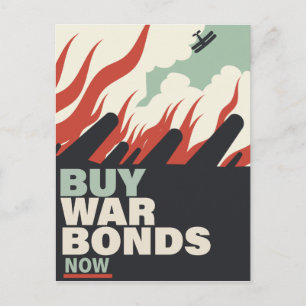Buy War Bonds Now. Postcard