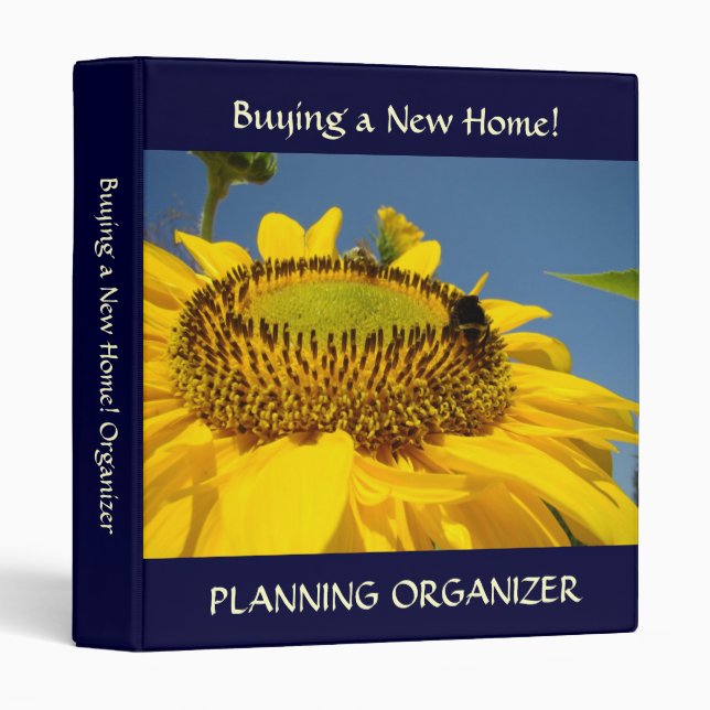 Buying a New Home! binder Planning Organizer book (Front/Spine)