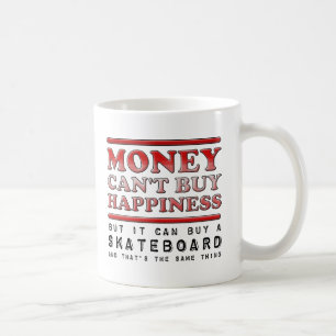 Buying Happiness Fishing Rod Funny Mug