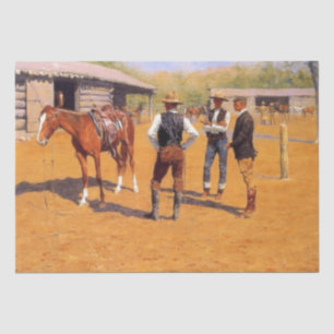 Buying Polo Ponies in the American Old West  Tissue Paper