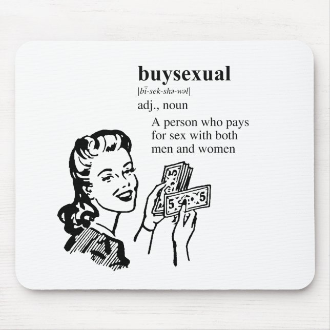 BUYSEXUAL MOUSE PAD (Front)