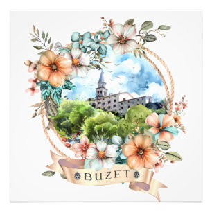 Buzet Croatia Photo Print