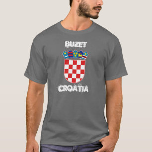 Buzet, Croatia with coat of arms T-Shirt