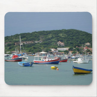 buzios boats mouse pad
