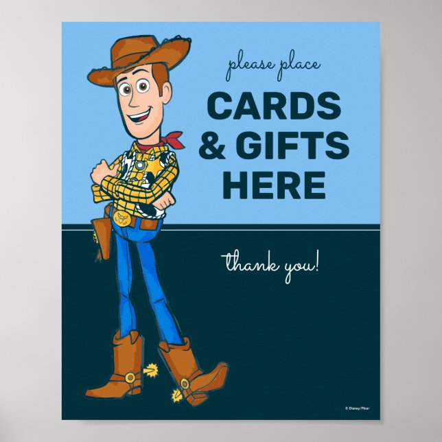 Buzz and Woody Baby Shower Poster (Front)