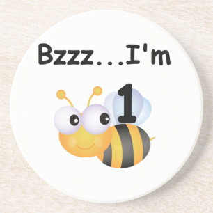Buzz Bumblebee 1st Birthday T-shirts and Gifts Coaster