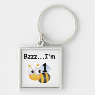 Buzz Bumblebee 1st Birthday T-shirts and Gifts Keychain