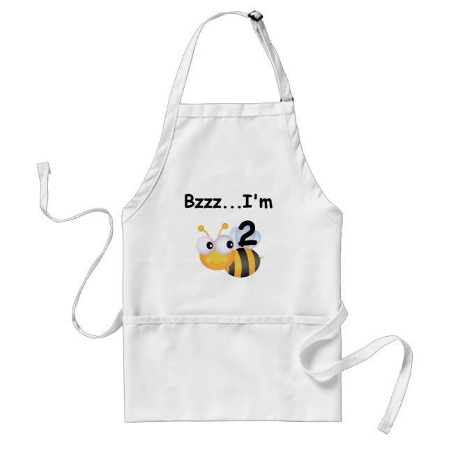 Buzz Bumblebee 2nd Birthday T-shirts and Gifts Standard Apron (Front)