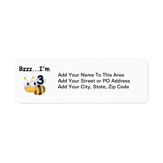 Buzz Bumblebee 3e Anniversaire T-shirts et cadeaux (Devant)