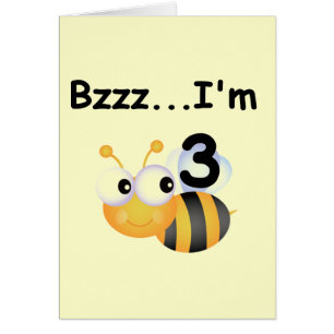 Buzz Bumblebee 3rd Birthday T-shirts and Gifts