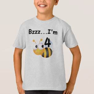 Buzz Bumblebee 4th Birthday T-shirts and Gifts