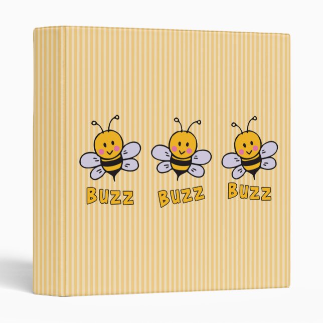 Buzz Buzz Bee Binder (Front/Spine)