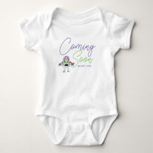 Buzz Lightyear   Baby Announcement with Date Bodysuit