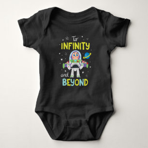 Buzz Lightyear Cartoon   To Infinity and Beyond Baby Bodysuit