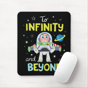 Buzz Lightyear Cartoon   To Infinity and Beyond Mouse Pad