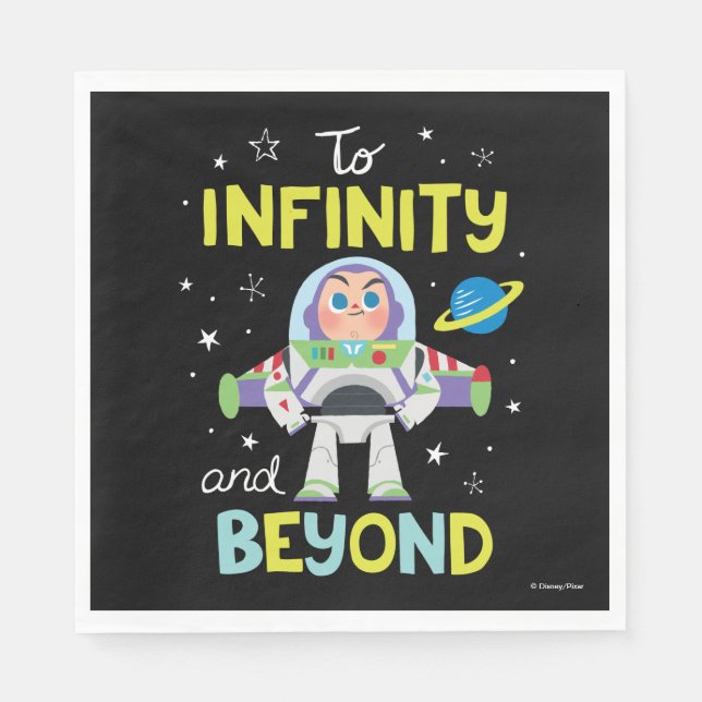 Buzz Lightyear Cartoon | To Infinity and Beyond Napkin (Front)