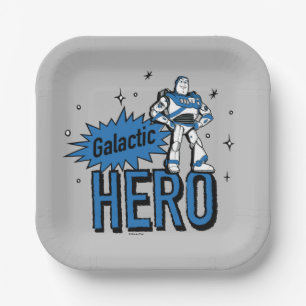 Buzz Lightyear   Galactic Hero Paper Plate