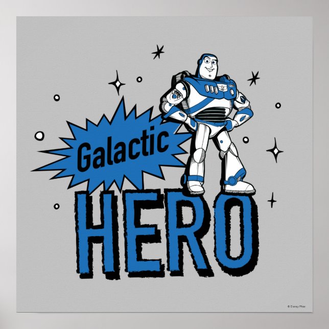 Buzz Lightyear | Galactic Hero Poster (Front)
