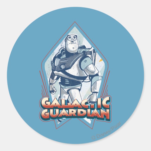 Buzz Lightyear: Gallactic Guardian Classic Round Sticker (Front)