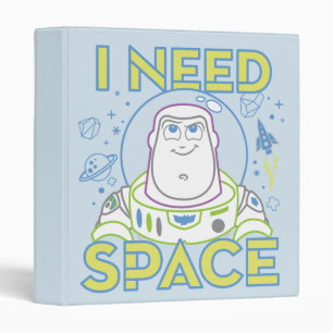 Buzz Lightyear "I Need Space" Binder
