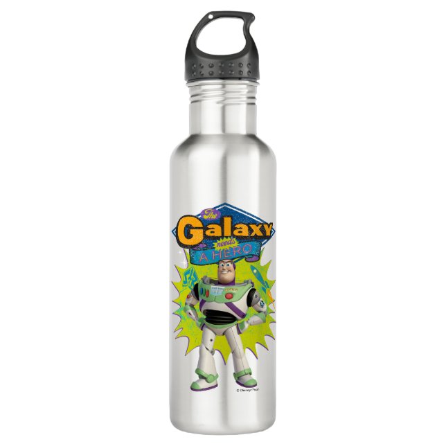 Buzz Lightyear | The Galaxy Needs a Hero 710 Ml Water Bottle (Front)
